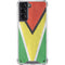 Guyana Flag Distressed Galaxy S21 5G Clear Case